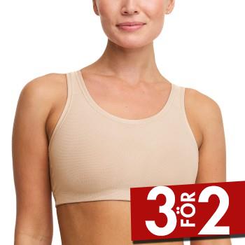 Swegmark BH Core Sports Bra Moulded Cups Beige polyamid Small Dam