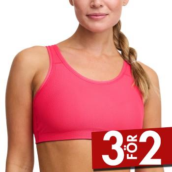 Swegmark BH Core Sports Bra Moulded Cups Rosa polyamid Small Dam