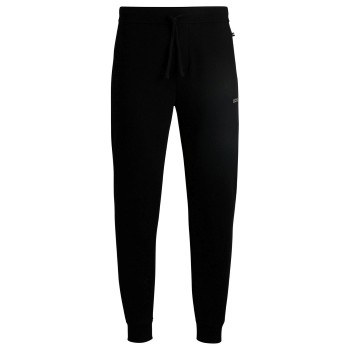 BOSS Waffle Pants With Cuff Svart Large Herr | apparel & accessories - clothing - sleepwear & loungewear | ModeLejon