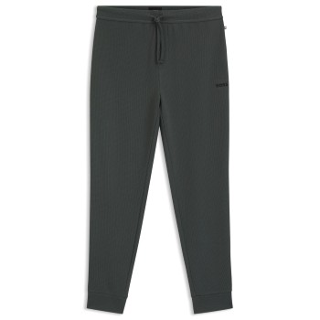 BOSS Waffle Pants With Cuff Mörkgrön Large Herr | apparel & accessories - clothing - sleepwear & loungewear | ModeLejon