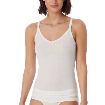 Schiesser Personal Fit Spaghetti Top Benvit Small Dam | apparel & accessories - clothing - shirts & tops | ModeLejon