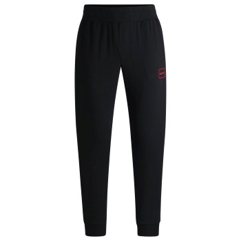 HUGO Laze Pants Svart bomull X-Large Herr | apparel & accessories - clothing - sleepwear & loungewear - loungewear | ModeLejon