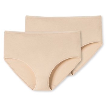 Schiesser Trosor 2P 95-5 Organic Cotton Midi Briefs Beige bomull 3XL Dam | apparel & accessories - clothing - underwear & socks - lingerie | ModeLejon