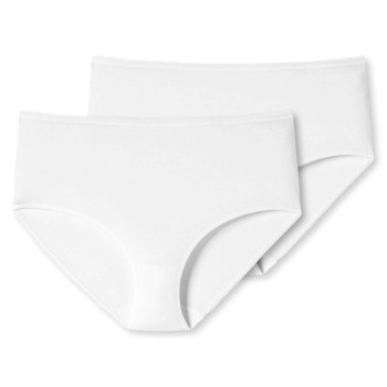 Schiesser Trosor 2P 95-5 Organic Cotton Midi Briefs Vit bomull Large Dam | apparel & accessories - clothing - underwear & socks - lingerie | ModeLejon