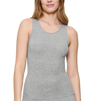 Triumph Beauty Layers Wool Tank Top Grå ull Small Dam