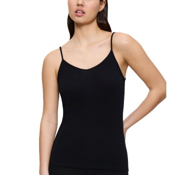 Triumph Beauty Layers Wool Spaghetti Top Svart ull Small Dam