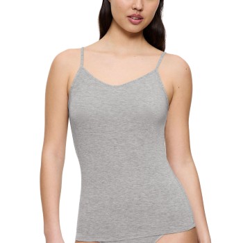 Triumph Beauty Layers Wool Spaghetti Top Grå ull Small Dam