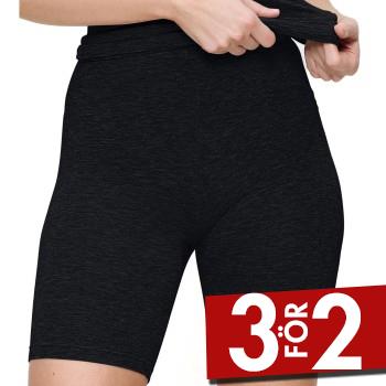 Triumph Beauty Layers Mid Length Wool Shorts Svart ull Small Dam