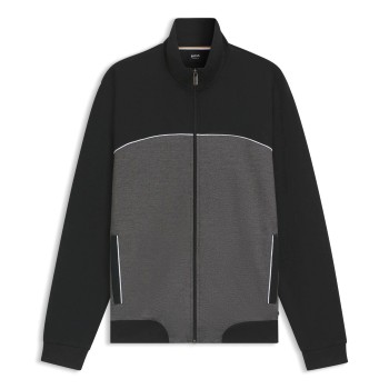 BOSS Tracksuit Jacket Grå/Svart XX-Large Herre
