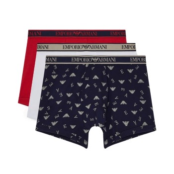 3-stuks verpakking Armani Logo Boxer With Long Leg