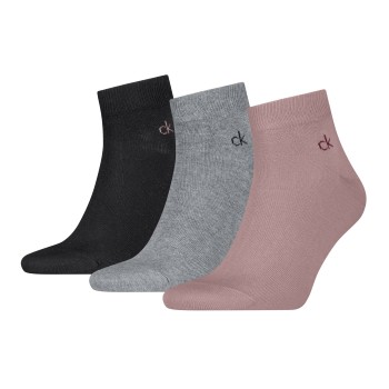 Calvin Klein Strumpor 3P Classic Quarter Socks For Men Flerfärgad Strl 39/42 Herr