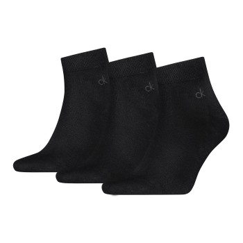 Calvin Klein Strumpor 3P Classic Quarter Socks For Men Svart Strl 39/42 Herr