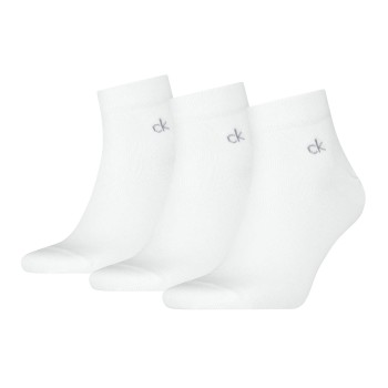 Calvin Klein Strumpor 3P Classic Quarter Socks For Men Vit Strl 39/42 Herr