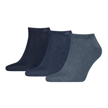 Calvin Klein Strumpor 3P Sneaker Socks For Men Marin/Blå Strl 39/42 Herr