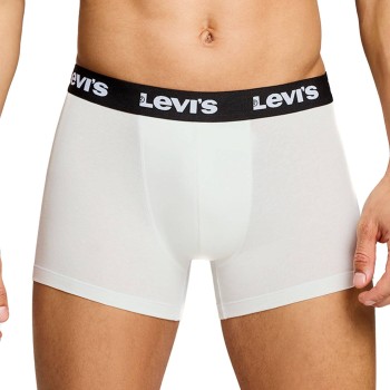 Levis Kalsonger 2P Repeat Logo Boxer Brief Vit bomull Small Herr