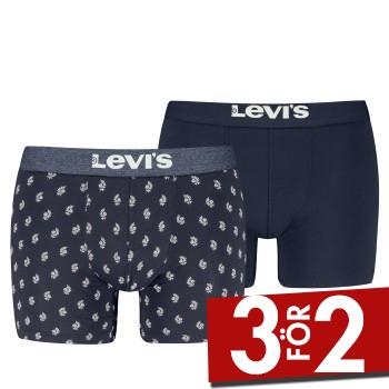 Levis Kalsonger 2P Denim Geo Boxer Marin bomull Medium Herr