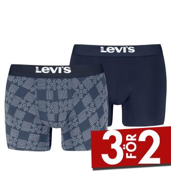 Levis Kalsonger 2P Denim Inspired Boxer Marin bomull Medium Herr