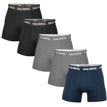 Salming Kalsonger 5P Soft Cotton Boxers With Logo Flerfärgad bomull Medium Herr