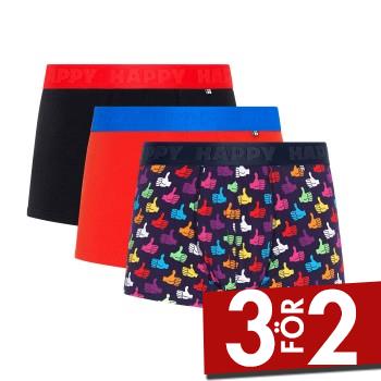 Happy socks Kalsonger 3P Thumbs Up Boxershorts Flerf&auml;rgad bomull Medium Herr