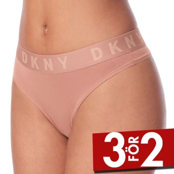 DKNY Trosor Cozy Boyfriend Thong Rosa Small Dam