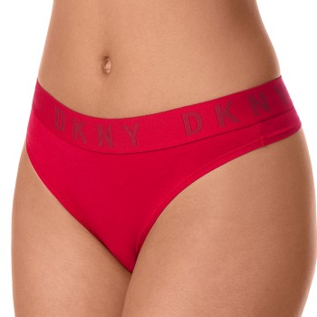 DKNY Trosor Cozy Boyfriend Thong Röd Small Dam
