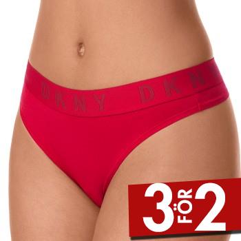 DKNY Trosor Cozy Boyfriend Thong R&ouml;d Small Dam