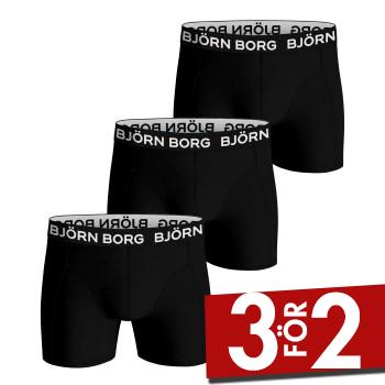Bj&ouml;rn Borg Kalsonger 3P Bamboo Cotton Blend Boxers Svart Small Herr