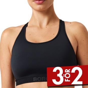 Bj&ouml;rn Borg BH Low Support Sports Bra Svart Small Dam