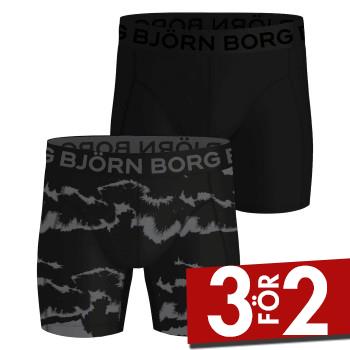 Bj&ouml;rn Borg Kalsonger 2P Sports Lightweight Boxers Svart/Gr&aring; polyester Medium Herr