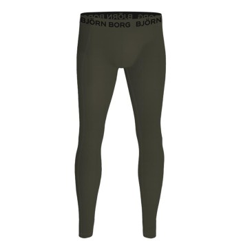 Björn Borg Långkalsonger Cotton Stretch Long Johns Grön bomull Small Herr
