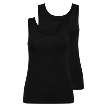 Decoy 2P Wide Strap Bamboo Top Svart X-Small Dam | apparel & accessories - clothing - shirts & tops | ModeLejon