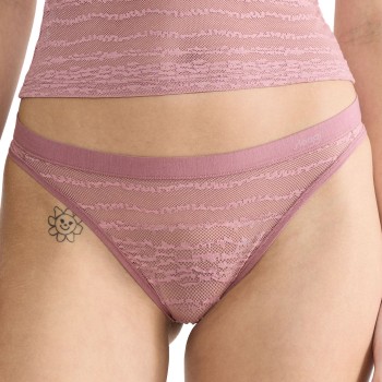Sloggi Trosor FREE Evolve Lace String Gammelrosa Sloggi 02 Dam | apparel & accessories - clothing - underwear & socks - lingerie | ModeLejon