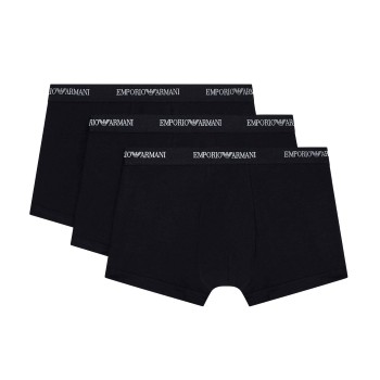 Armani Stretch Jersey Boxer Briefs Kalsonger 3P Svart bomull Small Herr