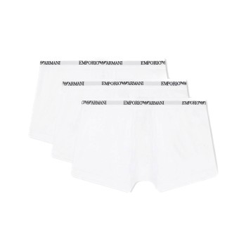 Armani Stretch Jersey Boxer Briefs Kalsonger 3P Vit bomull Small Herr
