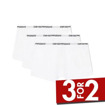 Armani Stretch Jersey Boxer Briefs 3P Hvid bomuld X-Large Herre billede