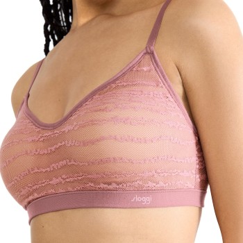 Sloggi BH FREE Evolve Lace Push-Up Bra Gammelrosa Sloggi 01 Dam | apparel & accessories - clothing - underwear & socks - bras | ModeLejon