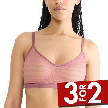 Sloggi BH FREE Evolve Lace Push-Up Bra Gammelrosa Sloggi 01 Dame