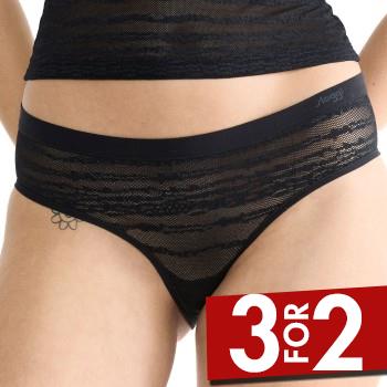 Sloggi Trusser FREE Evolve Hipster Lace Sort Sloggi 01 Dame billede