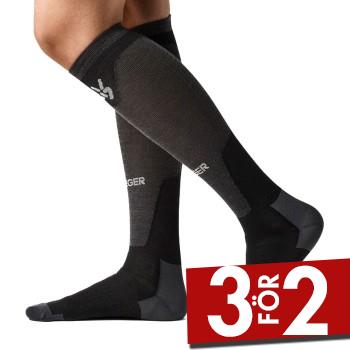 Seger Strumpor Alpine Advanced Light Wool Compression Svart Strl 34/36