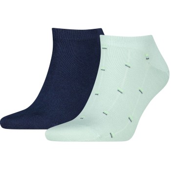 2-stuks verpakking Tommy Hilfiger Cotton Sneaker Socks Small Pattern