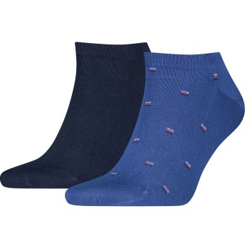 2-stuks verpakking Tommy Hilfiger Cotton Sneaker Socks Small Pattern