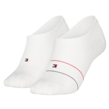 2-stuks verpakking Tommy Hilfiger Cotton Blend Logo Footie Socks