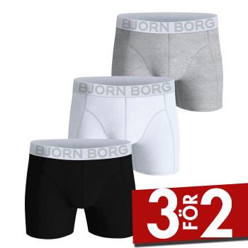 Bj&ouml;rn Borg Kalsonger 3P Organic Cotton stretch Boxer Flerf&auml;rgad Medium Herr