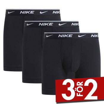Nike Kalsonger 3P Essentials Cotton Stretch Boxer Brief Svart bomull Small Herr