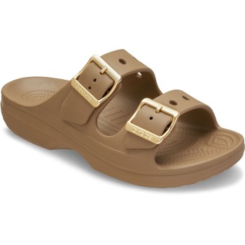 Crocs Saturday Metallic Buckle Sandal 