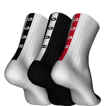 3-Pakning HUGO Back Label Socks