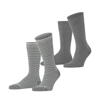 2-Csomagolás Burlington Everyday Stripe Socks 