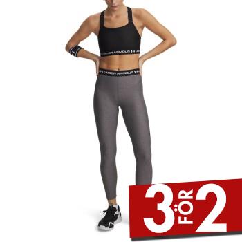 Under Armour HeatGear Women Compression Leggings Gr&aring; polyester Small Dam