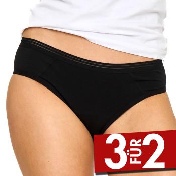 JBS of Denmark Absorbent Tai Brief 30 ml Schwarz Medium Damen