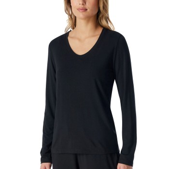Schiesser Women Mix and Relax V-neck Long Sleeve